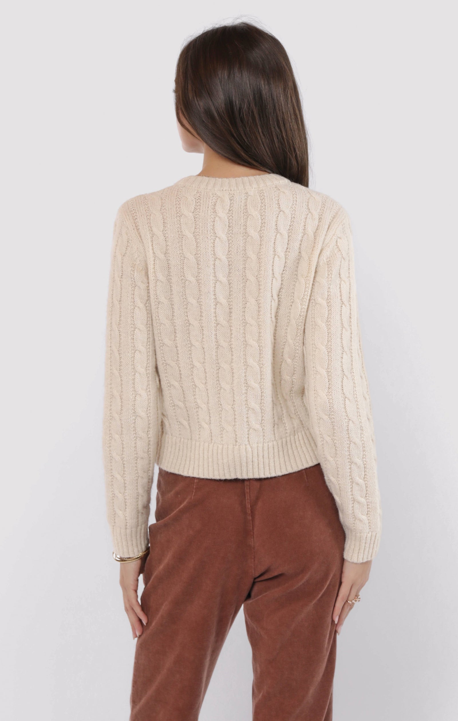 SADIE AND SAGE Women's Sweaters Sadie and Sage Lulu Embroidered Daisy Sweater