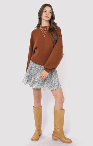 SADIE AND SAGE Women's Sweaters Sadie and Sage on A Stroll Dolman Sleeve Top || David's Clothing