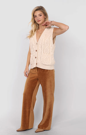 SADIE AND SAGE Women's Top Sadie and Sage Swift Cardigan Vest || David's Clothing
