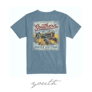 SOUTHERN FRIED COTTON Kid's Tees Southern Fried Cotton Out in the Field-Youth