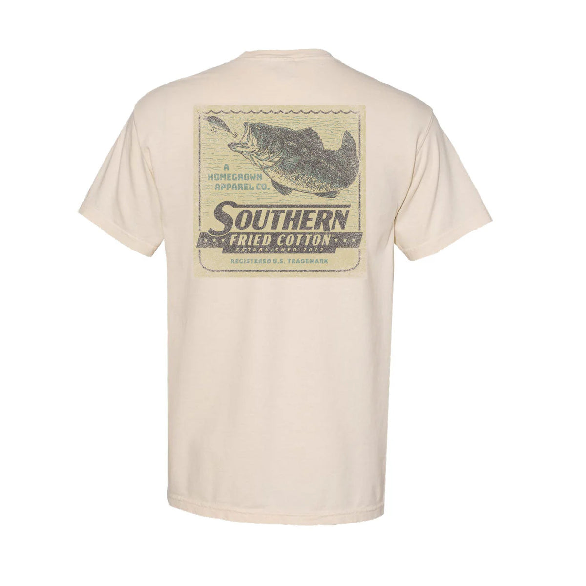 SOUTHERN FRIED COTTON Men's Tees Southern Fried Cotton Old School Bass Tee