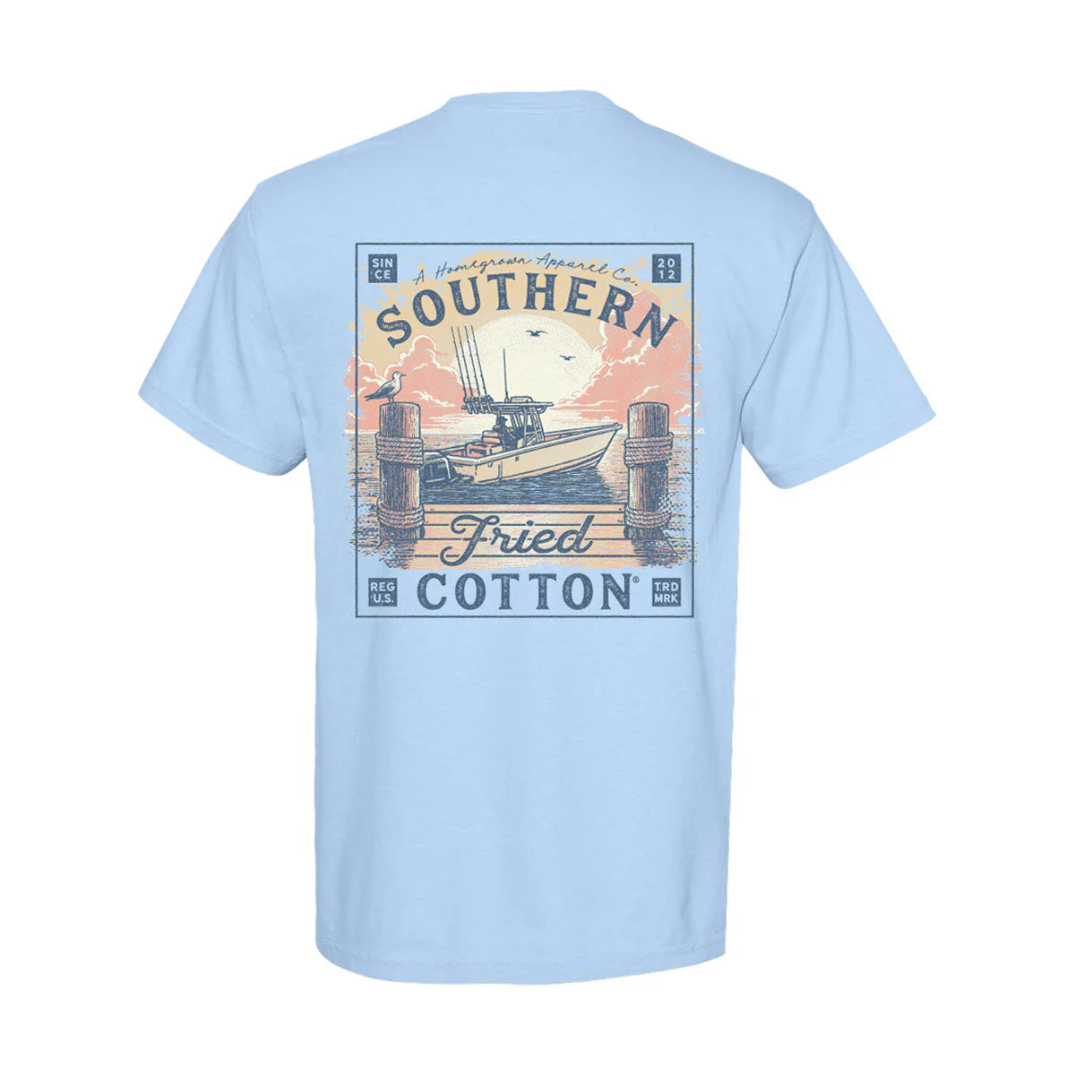 SOUTHERN FRIED COTTON Men's Tees Southern Fried Cotton On the Dock Tee
