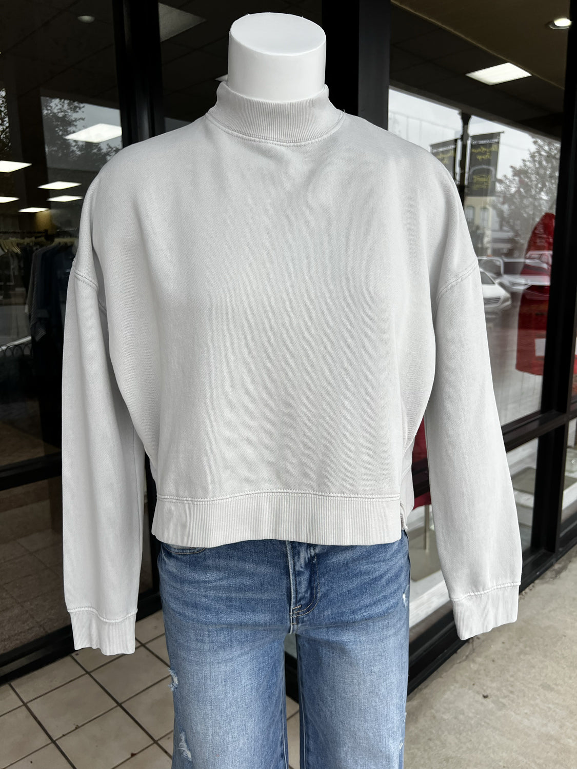 SOUTHERN FRIED COTTON 21-Women's Knit Top ROSE / S 1 - take pics of light grey - 215 OLD FAV CROP SFBRW042