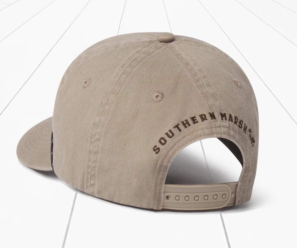 SOUTHERN MARSH COLLECTION Men's Hats BURNT TAUPE Southern Marsh Ensenada Rope Hat - Camo Duck || David's Clothing HEDKBTP