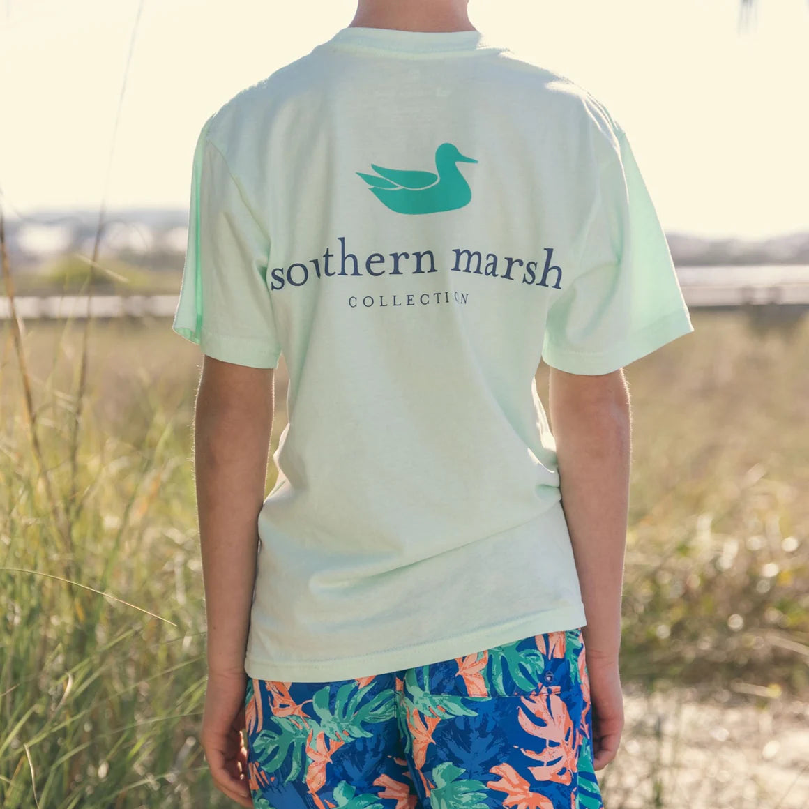 SOUTHERN MARSH COLLECTION Kid's Tees Southern Marsh Youth Authentic Tee - Short Sleeve || David's Clothing