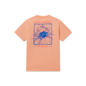 SOUTHERN MARSH COLLECTION Kid's Tees Southern Marsh Youth Blue Crab Tee || David's Clothing
