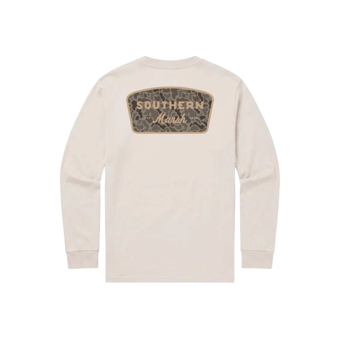 SOUTHERN MARSH COLLECTION Kid's Tees Southern Marsh Youth Branding - Retro Camo - Long Sleeve