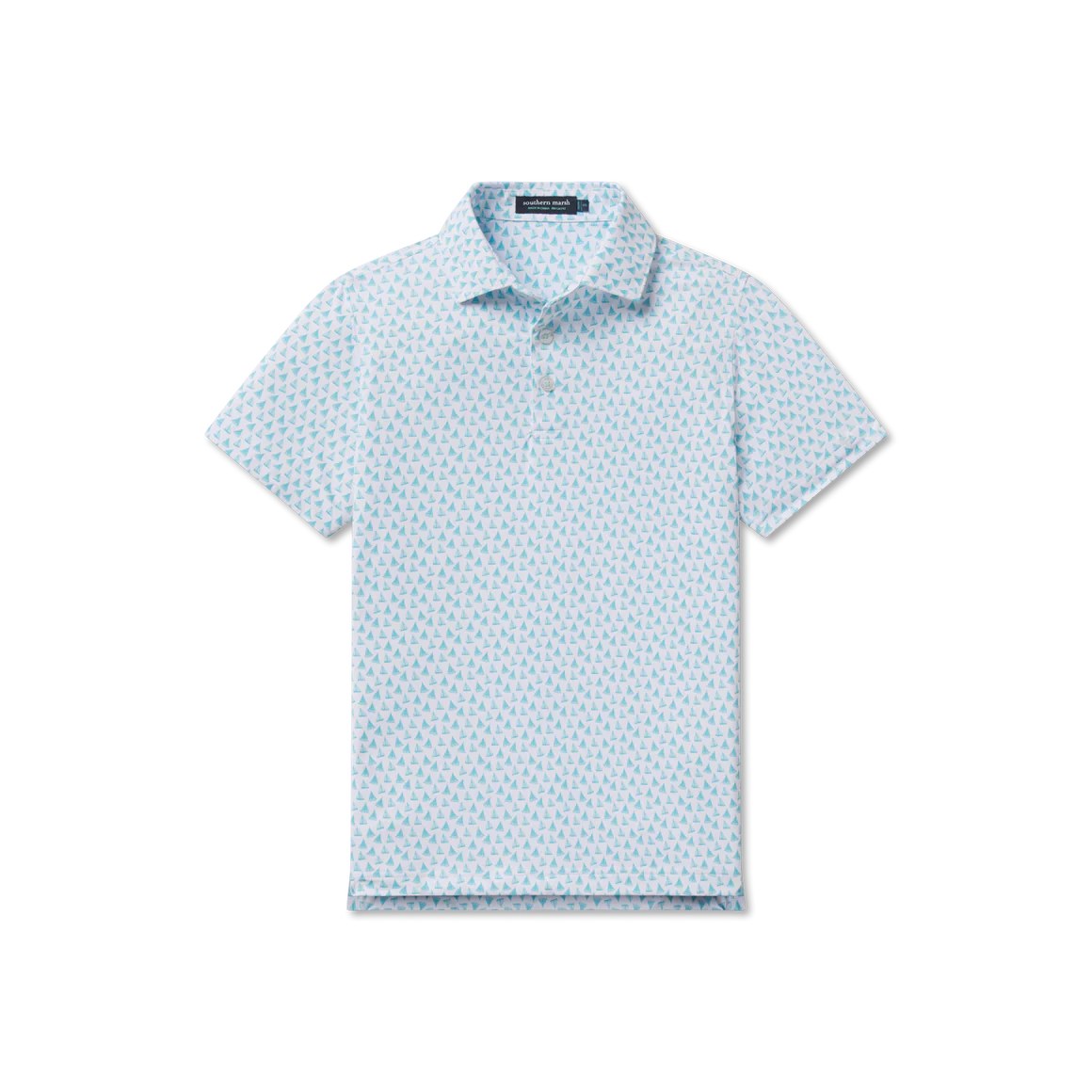 SOUTHERN MARSH COLLECTION Kid's Tops Southern Marsh Youth Flyline Performance Polo - Regatta || David's Clothing