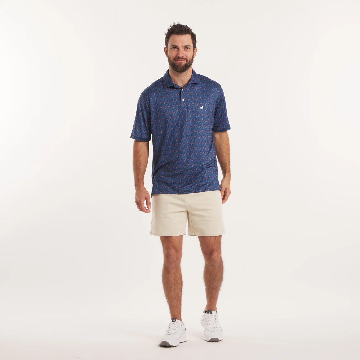 SOUTHERN MARSH COLLECTION Men's Polo Southern Marsh Flyline Performance Polo - Liberty