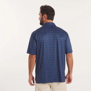 SOUTHERN MARSH COLLECTION Men's Polo Southern Marsh Flyline Performance Polo - Liberty