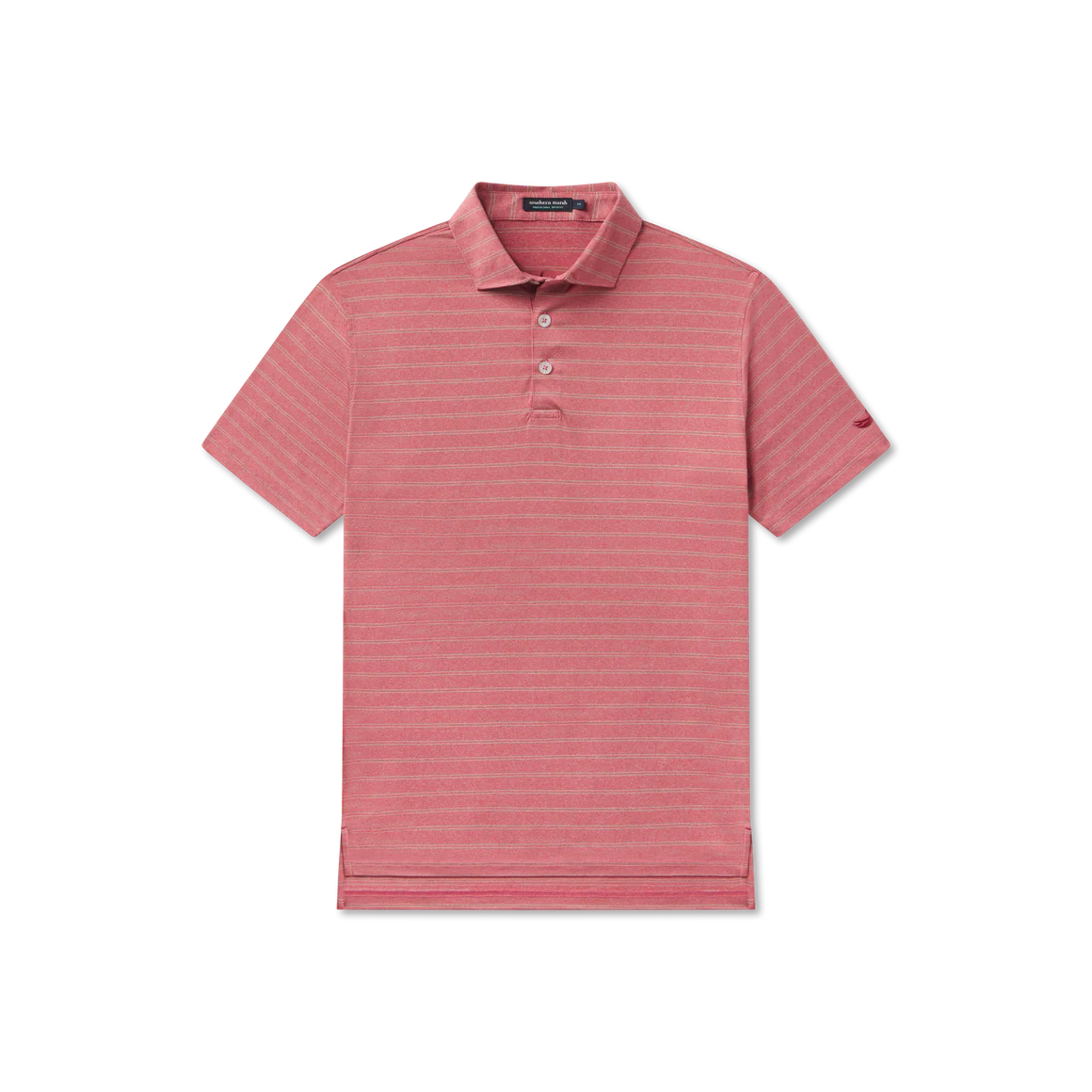 SOUTHERN MARSH COLLECTION Men's Polo Southern Marsh Newcastle Stripe Featherlight Polo