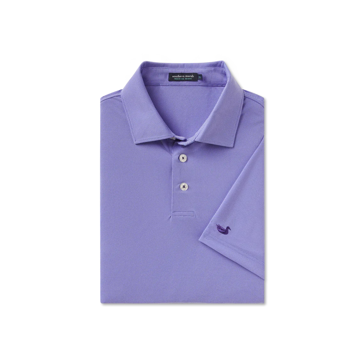 SOUTHERN MARSH COLLECTION Men's Polo Southern Marsh Varsity Performance Polo || David's Clothing
