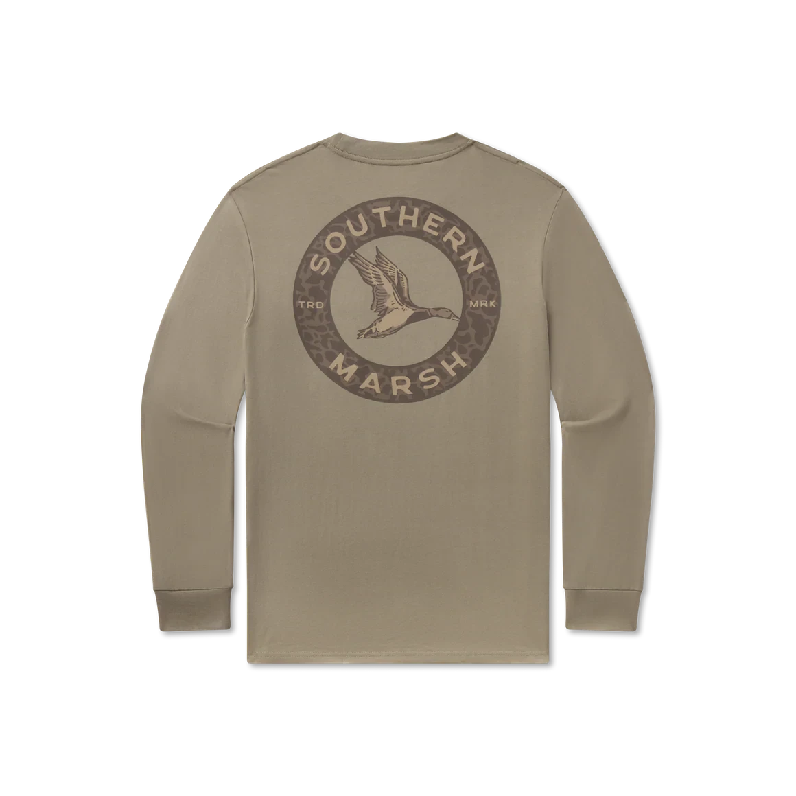 SOUTHERN MARSH COLLECTION Men's Tees Southern Marsh Inflight Camo Tee - Long Sleeve