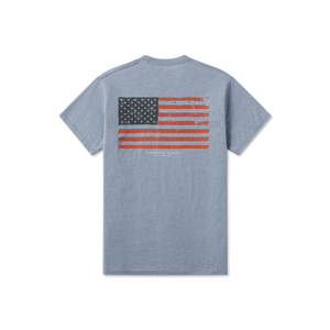 SOUTHERN MARSH COLLECTION Men's Tees Southern Marsh SEAWASH Tee - Vintage Flag