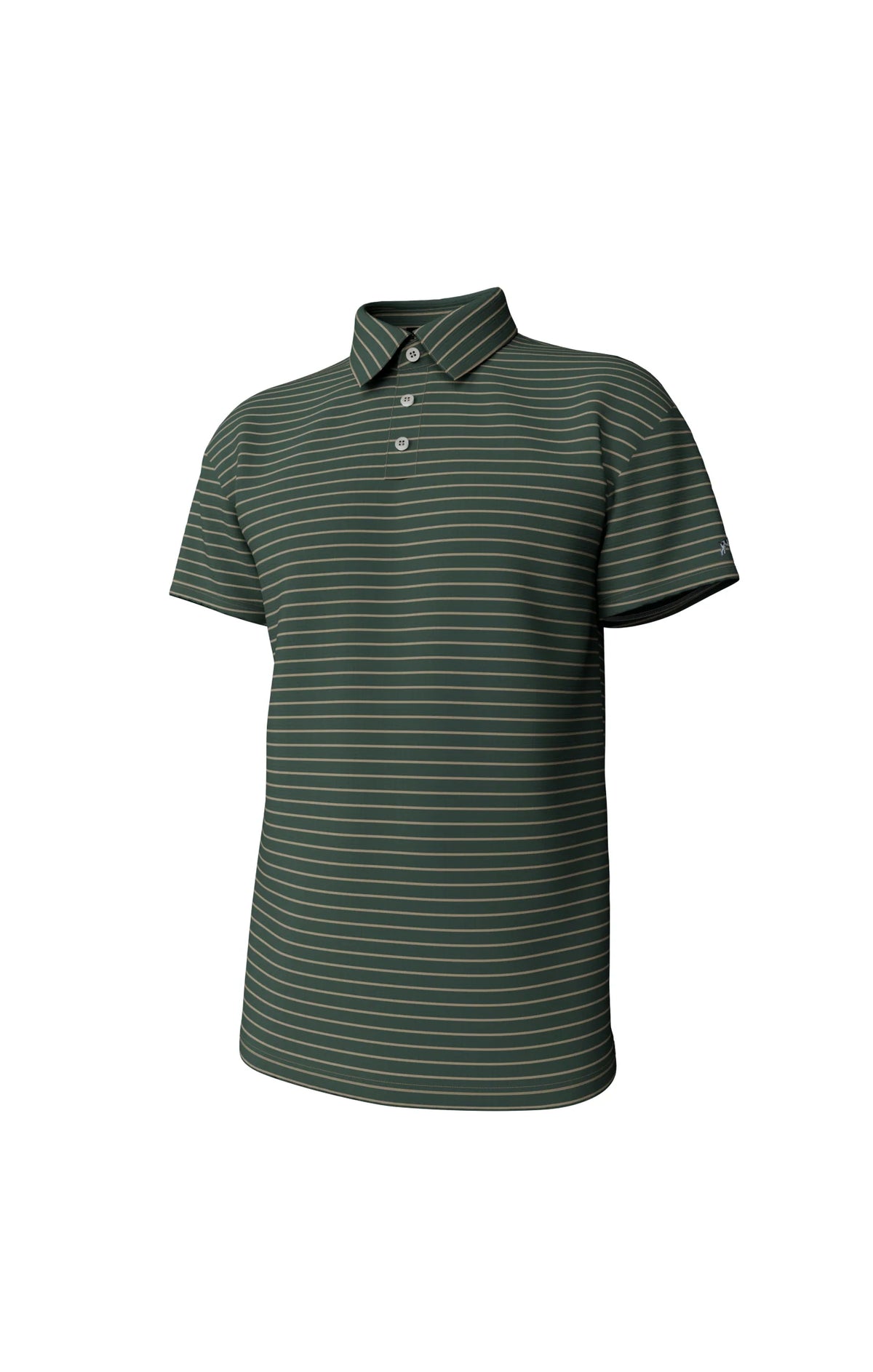 Southern Point Co. Men's Polo DUCK GREEN / S Southern Point Horizon Stripe Performance Polo P306