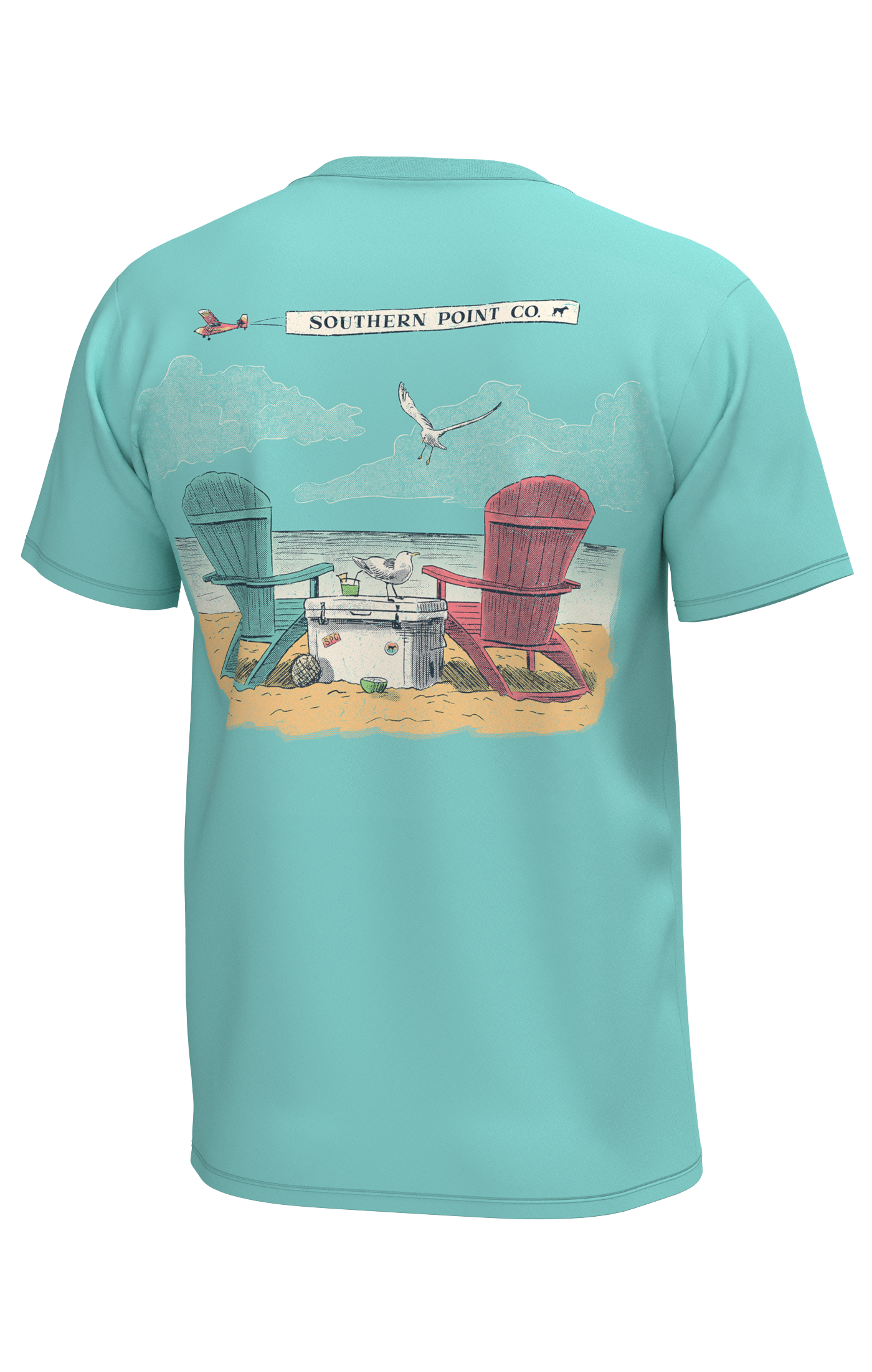 Southern Point Co. Men's Tees Southern Point Beach Banner Short Sleeve Tee