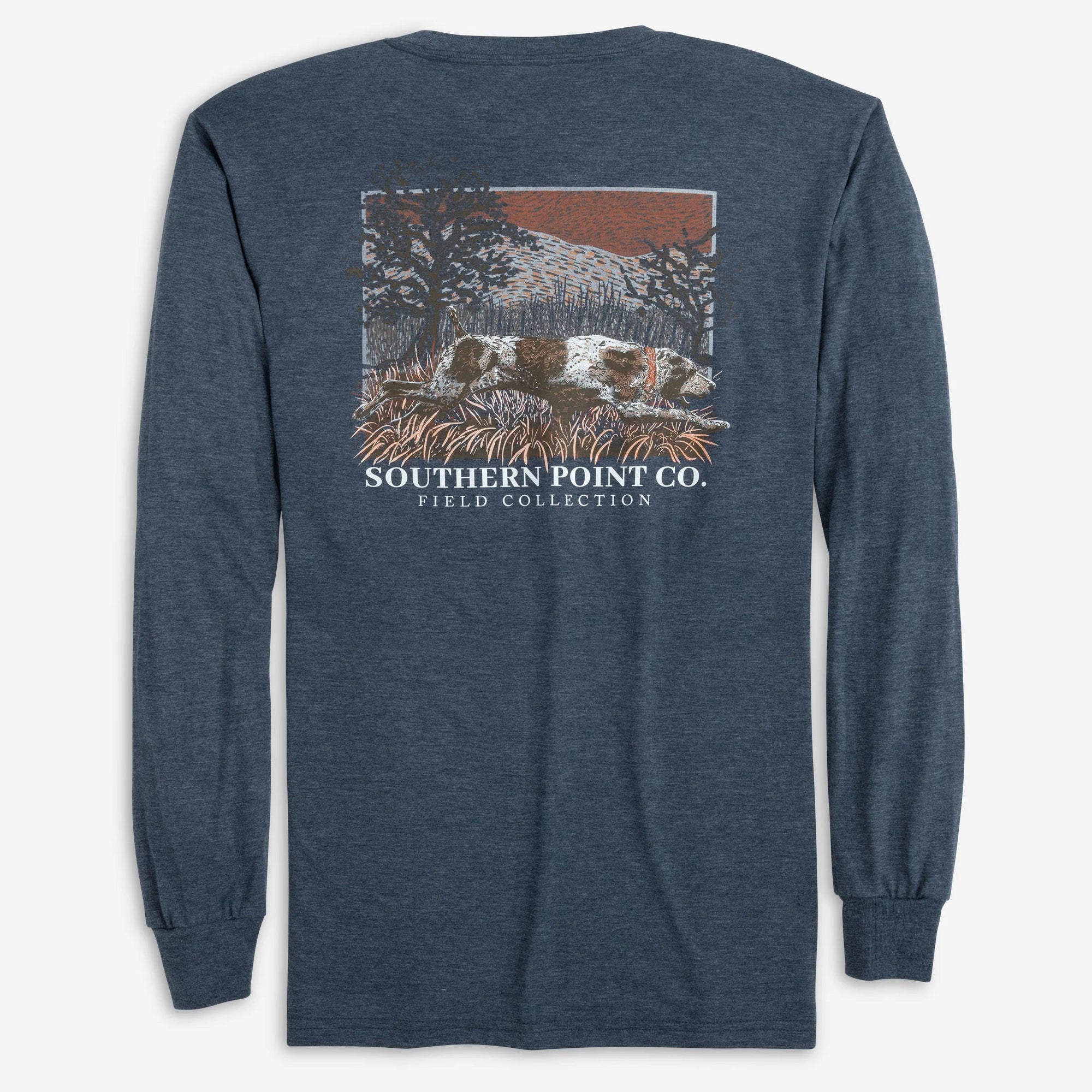 Southern Point Co. Men's Tees Southern Point Field Shot LS Tee || David's Clothing