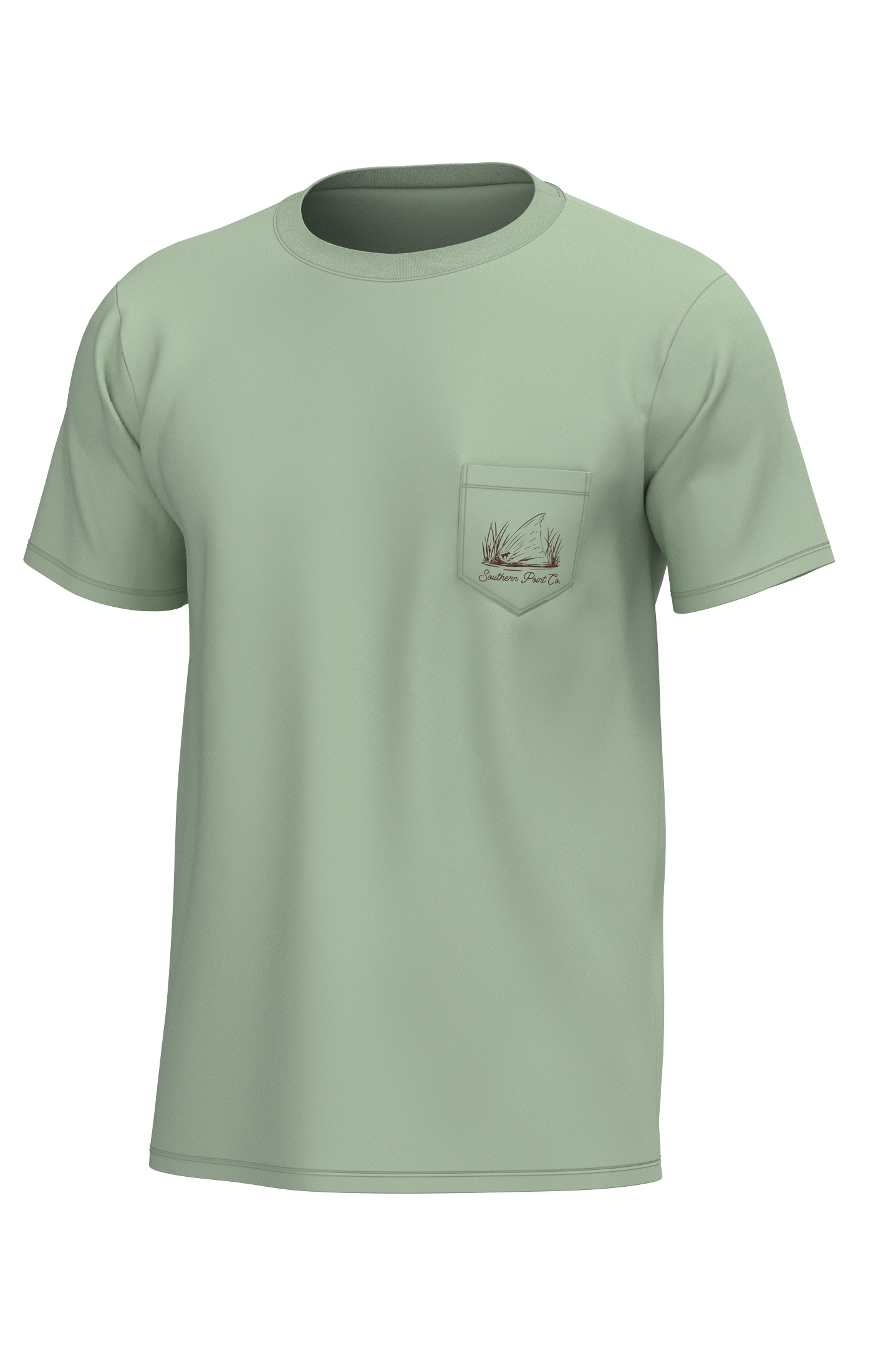 Southern Point Co. Men's Tees Southern Point Greyton Redfish Short Sleeve Tee