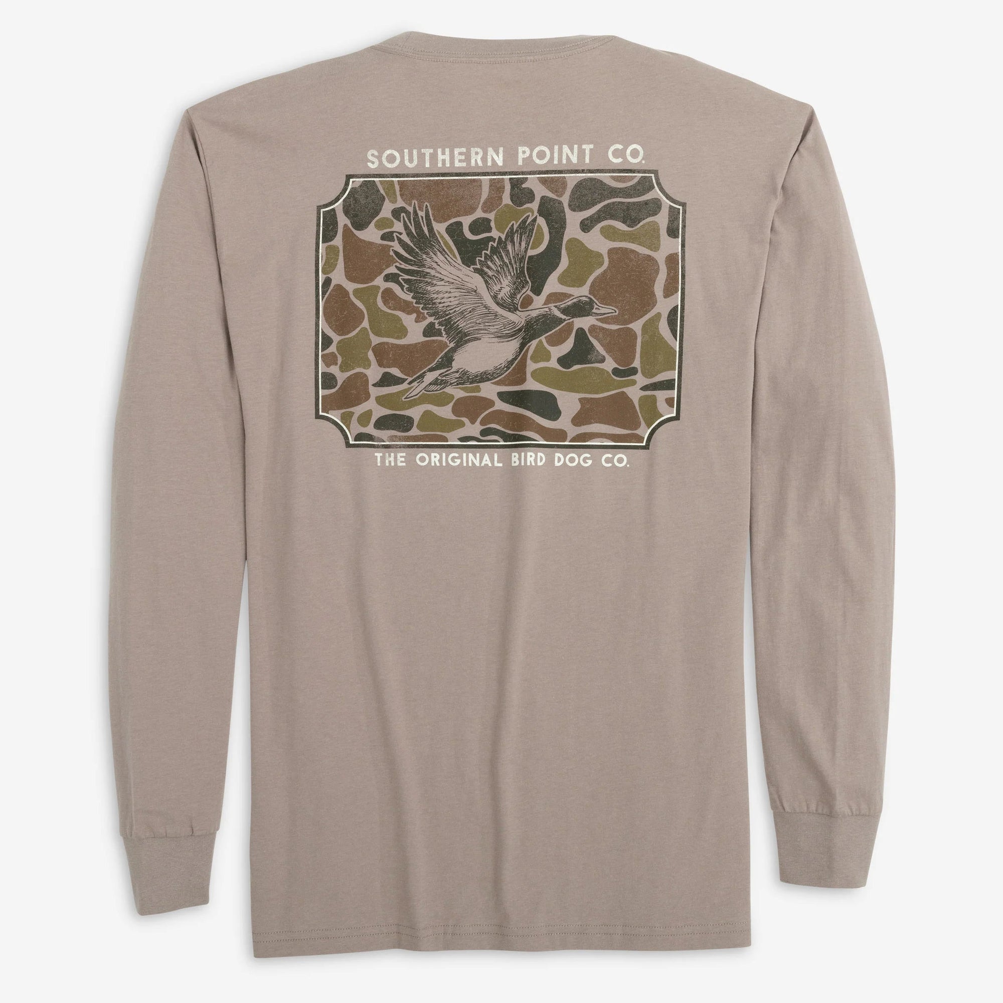 Southern Point Co. Men's Tees Southern Point Mallard Camo LS Tee || David's Clothing