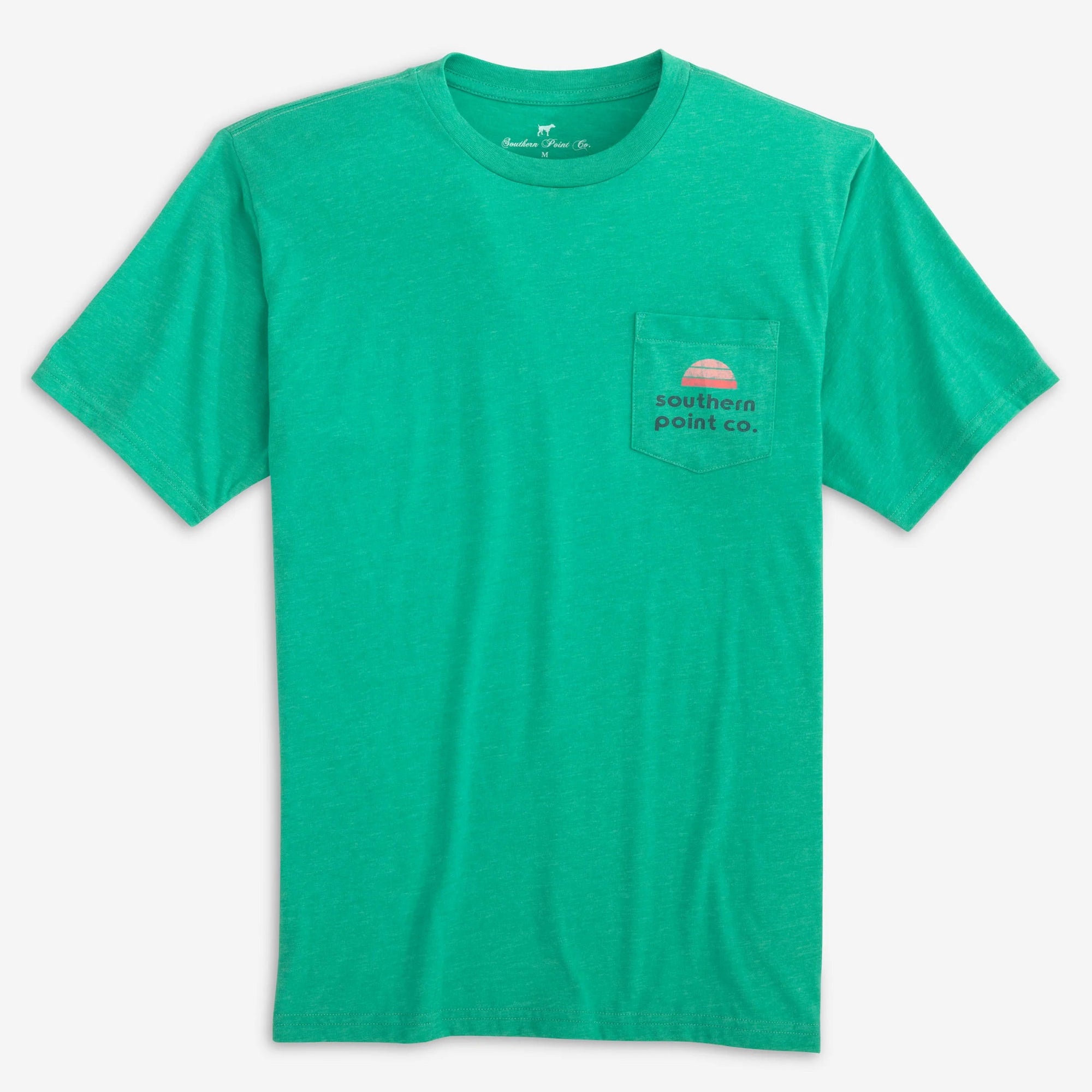 Southern Point Co. Men's Tees Southern Point Sunset Palm Tee || David's Clothing
