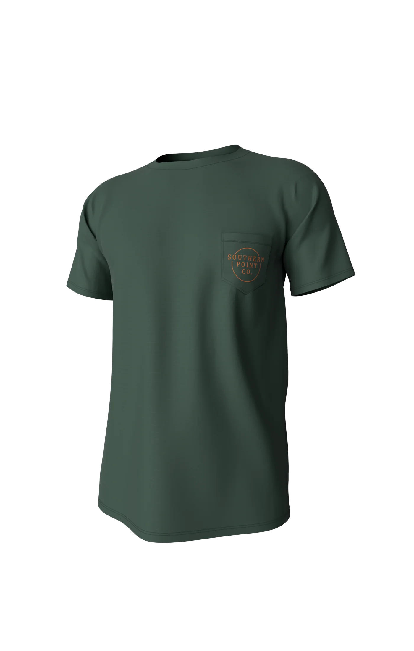 Southern Point Co. Men's Tees Southern Point Vintage Circle Greyton Short Sleeve Pocket Tee