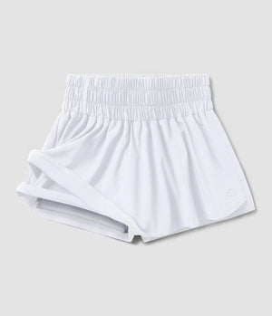 SOUTHERN SHIRT CO. Women's Shorts BRIGHT WHITE / S Southern Shirt Hybrid Performance Skort || David's Clothing 2D0221082