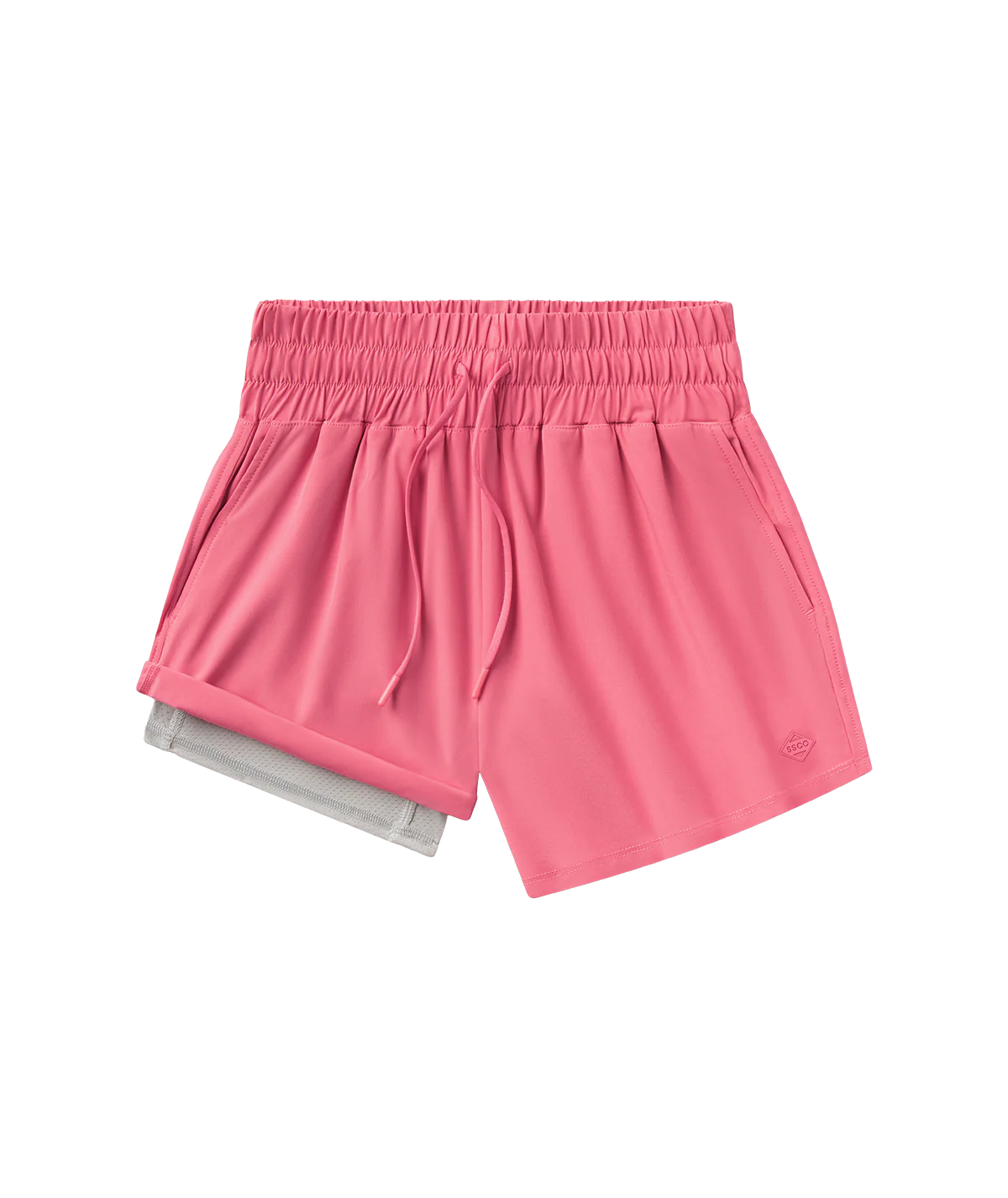 SOUTHERN SHIRT CO. Women's Shorts PINK LEMONADE / XS Southern Shirt Womens Lined Hybrid Shorts 2H009-1819