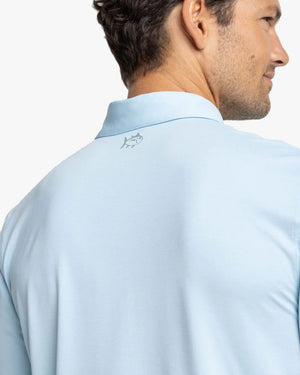 SOUTHERN TIDE Men's Polo Southern Tide brrr°-eeze Heather Performance Polo Shirt || David's Clothing