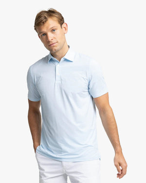 SOUTHERN TIDE Men's Polo Southern Tide brrr°-eeze Meadowbrook Stripe Polo || David's Clothing