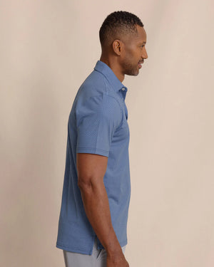 SOUTHERN TIDE Men's Polo Southern Tide Driver Coastal Geo Printed Polo