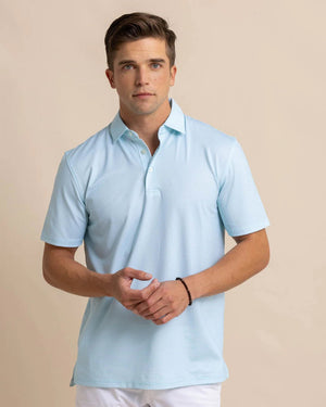 SOUTHERN TIDE Men's Polo WAKE BLUE / M Southern Tide Driver Getting Ziggy With It Printed Polo || David's Clothing  107212733