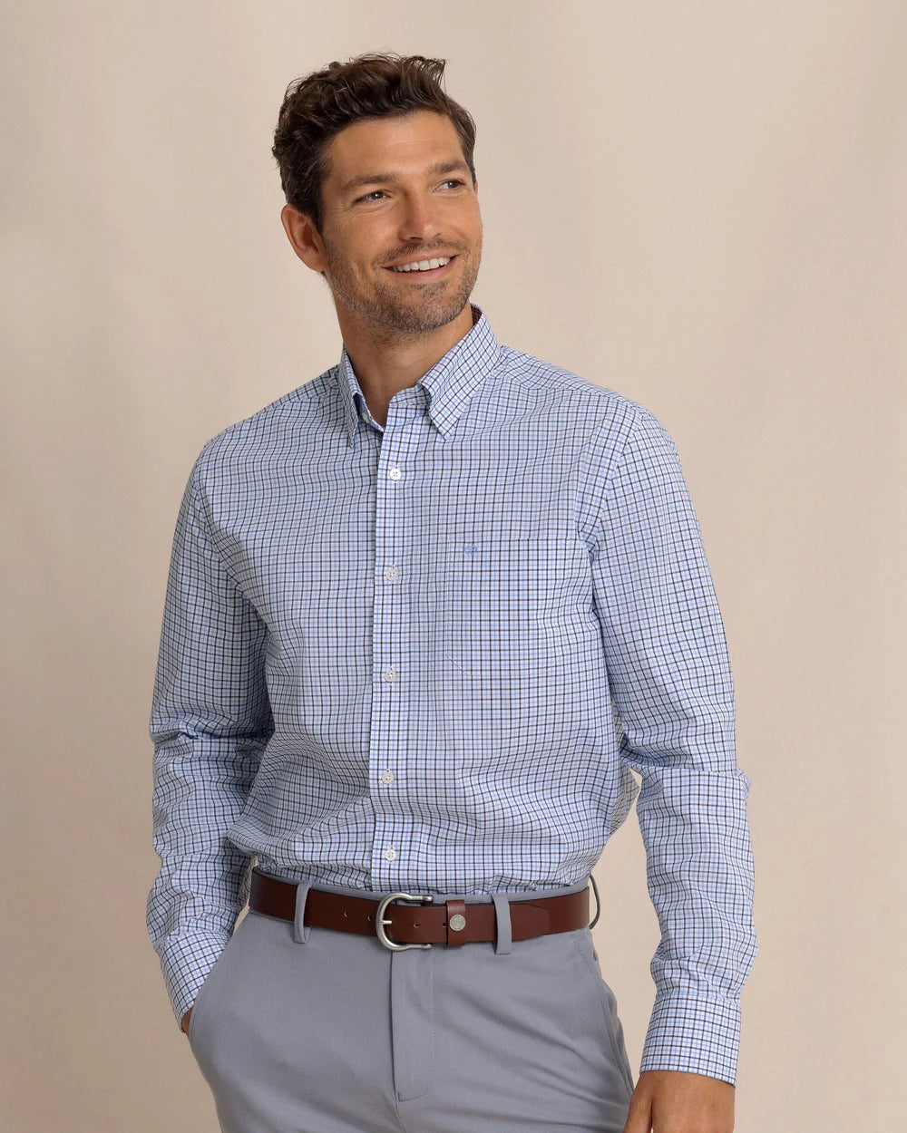 SOUTHERN TIDE Men's Sport Shirt Southern Tide Charleston Summerton Plaid Sport Shirt