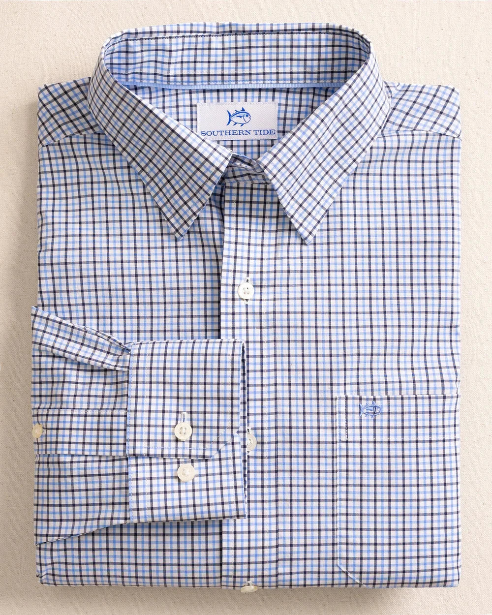 SOUTHERN TIDE Men's Sport Shirt Southern Tide Charleston Summerton Plaid Sport Shirt