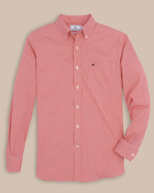 SOUTHERN TIDE Men's Sport Shirt Southern Tide Georgia Bulldogs Gingham Button Down Shirt || David's Clothing