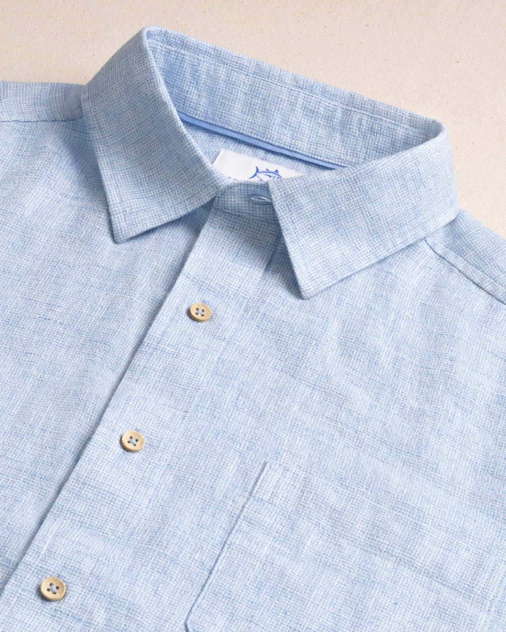 SOUTHERN TIDE Men's Sport Shirt Southern Tide Gulf View Short Sleeve Sport Shirt