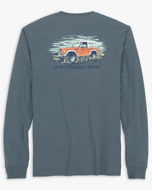 SOUTHERN TIDE Men's Tees BLUE HAZE / S Southern Tide On Board For Off Roads T-Shirt || David's Clothing 108092778