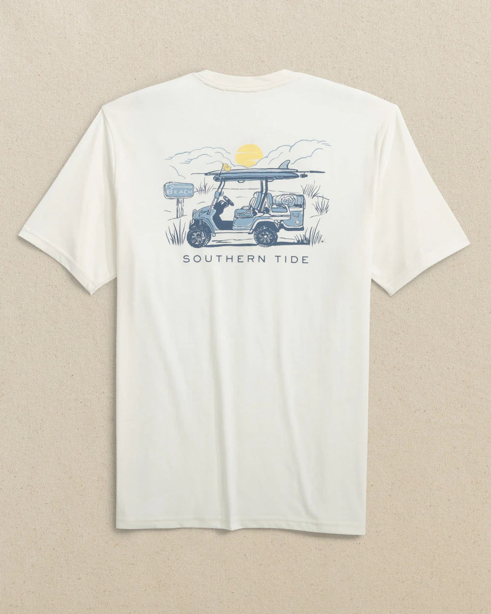 SOUTHERN TIDE Men's Tees Southern Tide Golf Cart Short Sleeve T-Shirt