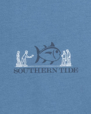SOUTHERN TIDE Men's Tees Southern Tide How-To Cornhole Short Sleeve T-Shirt || David's Clothing