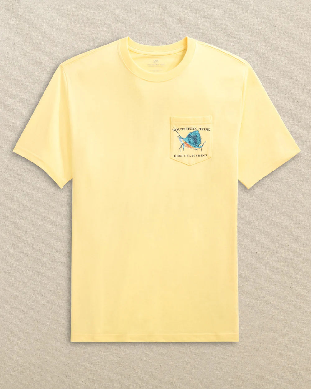 SOUTHERN TIDE Men's Tees Southern Tide Sailfish Deep Sea Fishing Short Sleeve T-Shirt