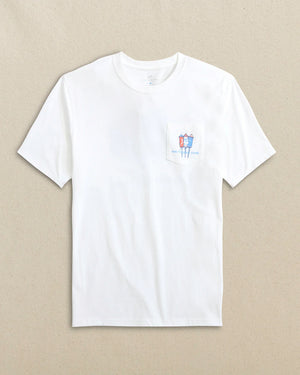 SOUTHERN TIDE Men's Tees Southern Tide Skipjack Fill Fireworks Short Sleeve T-Shirt
