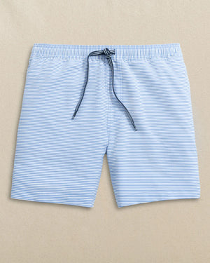 SOUTHERN TIDE Mens Shorts Southern Tide Seersucker Stripe Maritime Swim Trunk