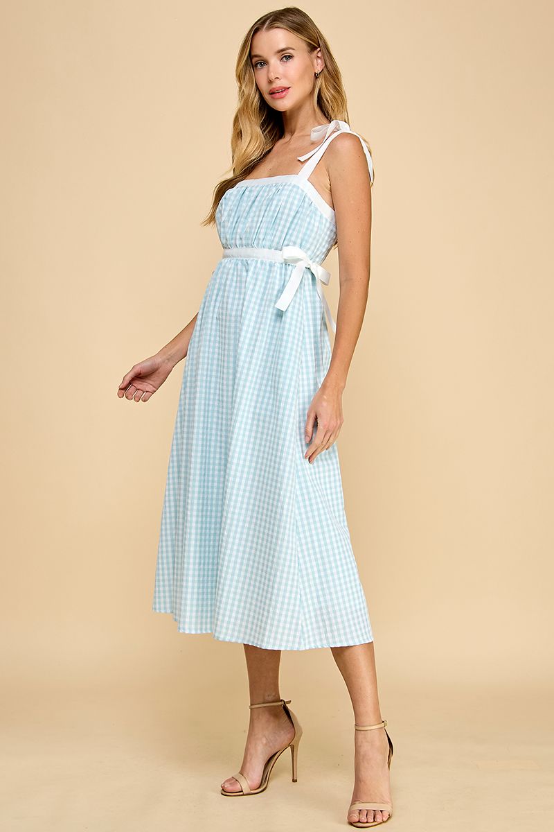 パメオポーズ Skewed Checks Cami Dress パメオポーズ Skewed Checks Cami Dress KEYBORD COLLAR DRESS