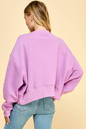 TCEC Women's Sweaters Dropped Shoulder Sweatshirt || David's Clothing