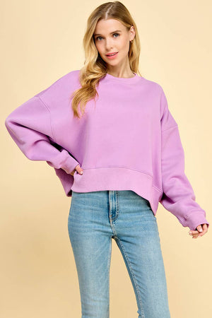 TCEC Women's Sweaters Dropped Shoulder Sweatshirt || David's Clothing