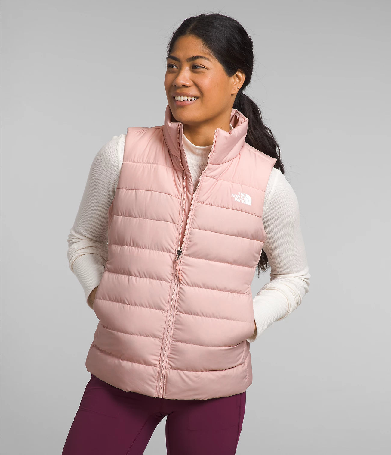 THE NORTH FACE Women's Outerwear PINK MOSS / S North Face Women’s Aconcagua 3 Vest || David's Clothing NF0A84JPLK6