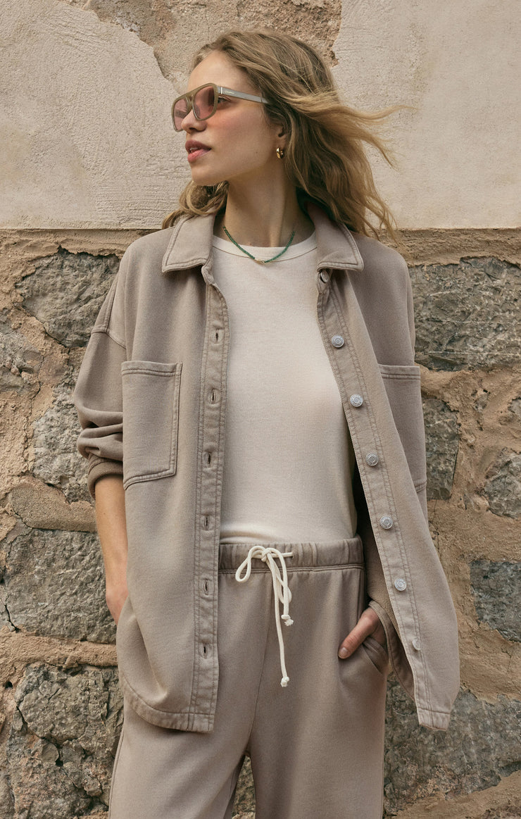 Z SUPPLY Women Jackets Z Supply All Day Knit Leopard Jacket || David's Clothing