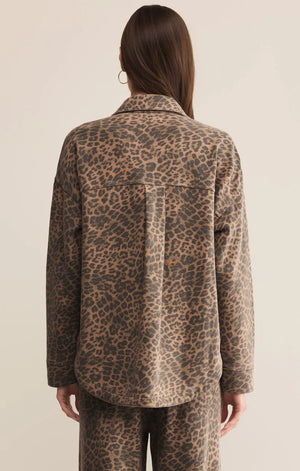 Z SUPPLY Women Jackets Z Supply All Day Knit Leopard Jacket || David's Clothing
