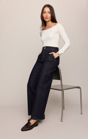 Z SUPPLY Women's Jeans Z Supply The Atelier High-Rise Trouser Denim
