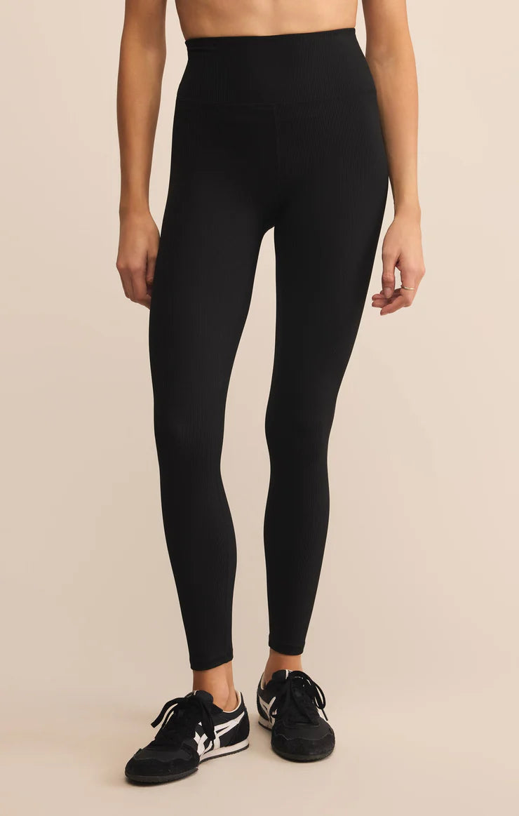Z SUPPLY Women's Pants Z Supply Sporty Rib Ankle Legging || David's Clothing