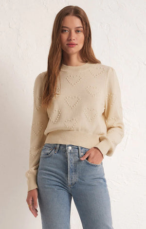 Z SUPPLY Women's Sweaters Z Supply All We Need Is Love Sweater || David's Clothing